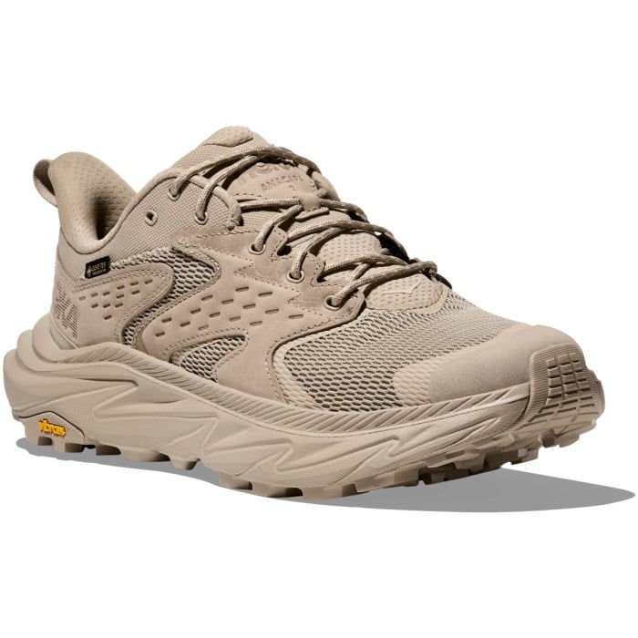 Hoka Anacapa 2 Low GTX - Mens Hiking Shoes - Raw Linen/Oat Milk