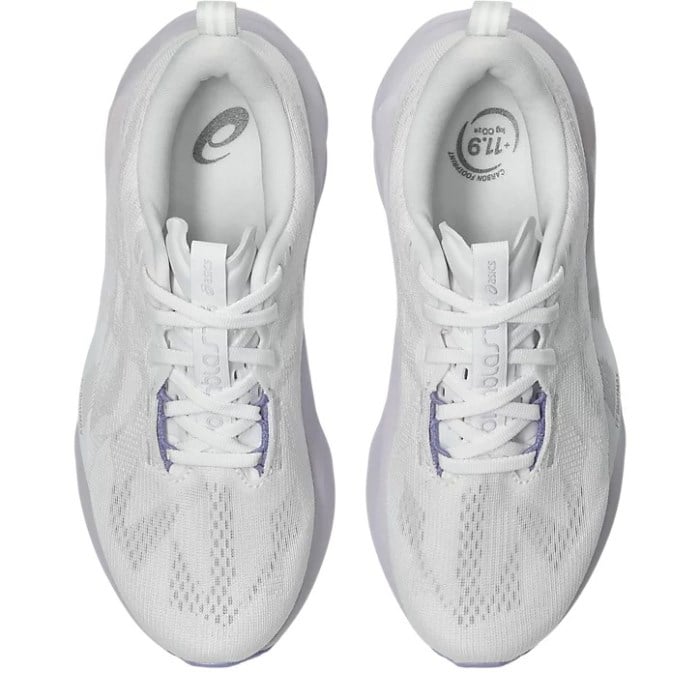 Asics NovaBlast 5 - Womens Running Shoes - White/Lilac Hint
