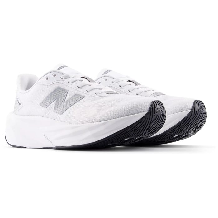 New Balance FuelCell Rebel v5 - Womens Running Shoes - White/Silver Metallic/Black
