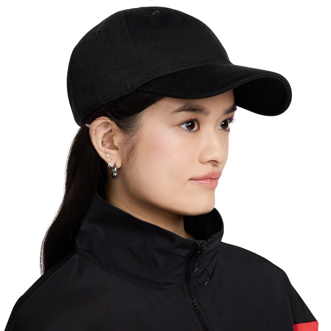 Nike Club Unstructured Swoosh Unisex Cap - Black/Sail