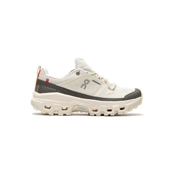 On Cloudrock Low Waterproof - Mens Hiking Shoes - Ivory/Ivory - image 6