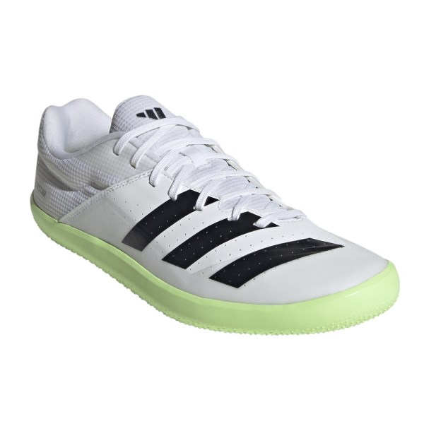 Adidas Throwstar - Mens Throwing Shoes - White/Core Black/Green Space