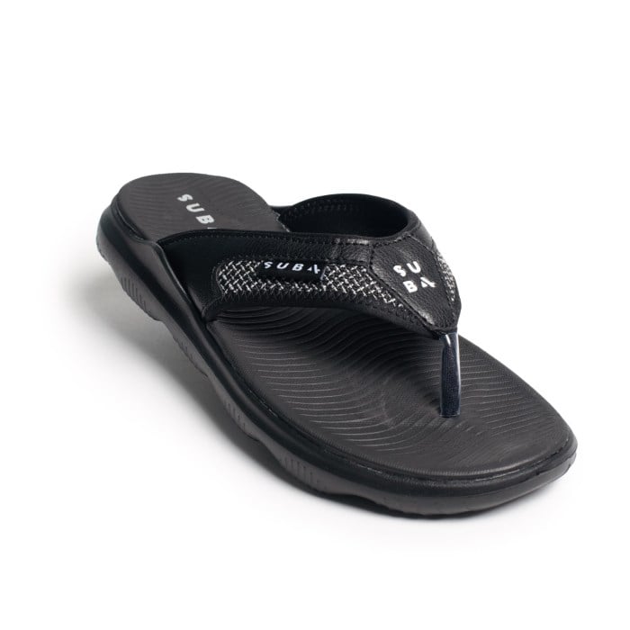 SUB4 Evo Recovery Thongs - Black/Black