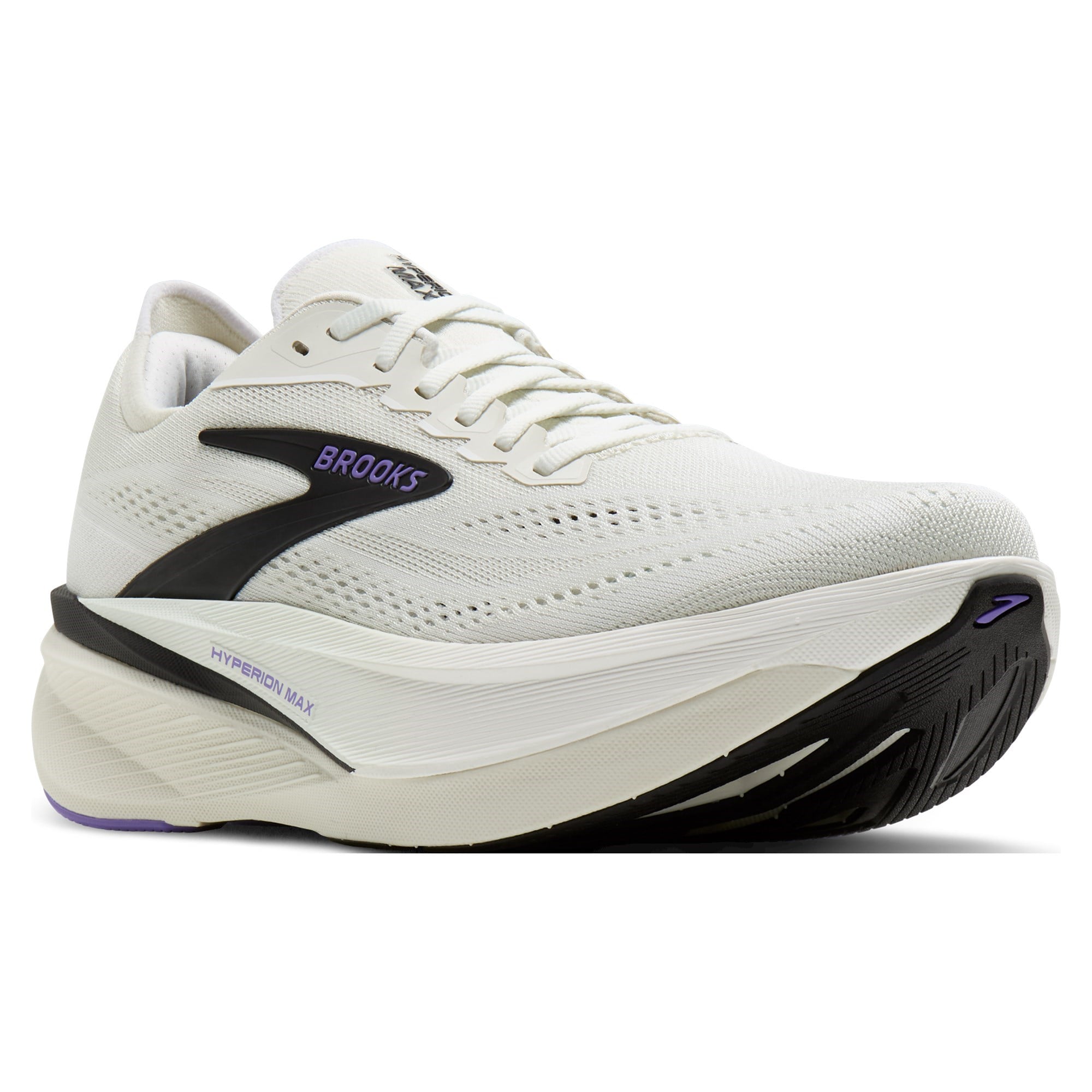 Brooks Hyperion Max 4 - Mens Running Shoes - Grey/Black/Purple Hebe - image 2