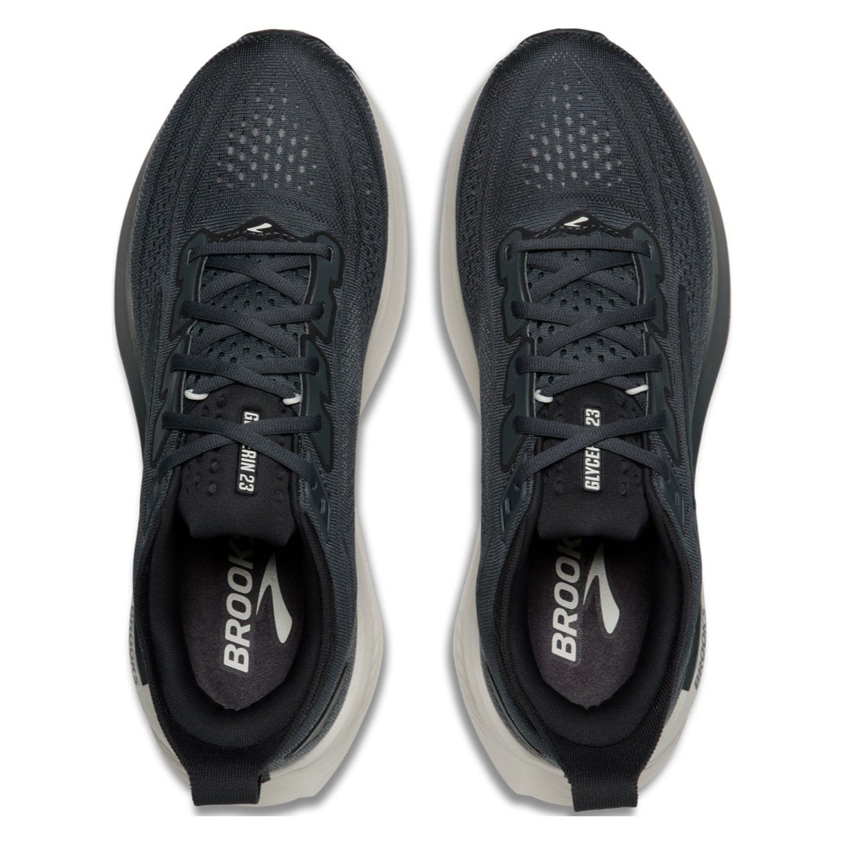 Brooks Glycerin 23 - Mens Running Shoes - Turbulence/Ebony/Clear - image 3