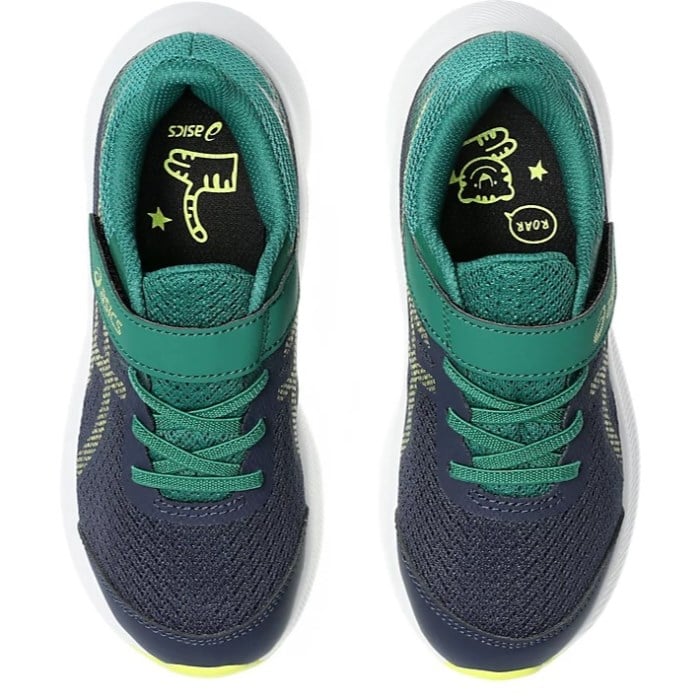 Asics Patriot 13 PS - Kids Running Shoes - Midnight/Citron