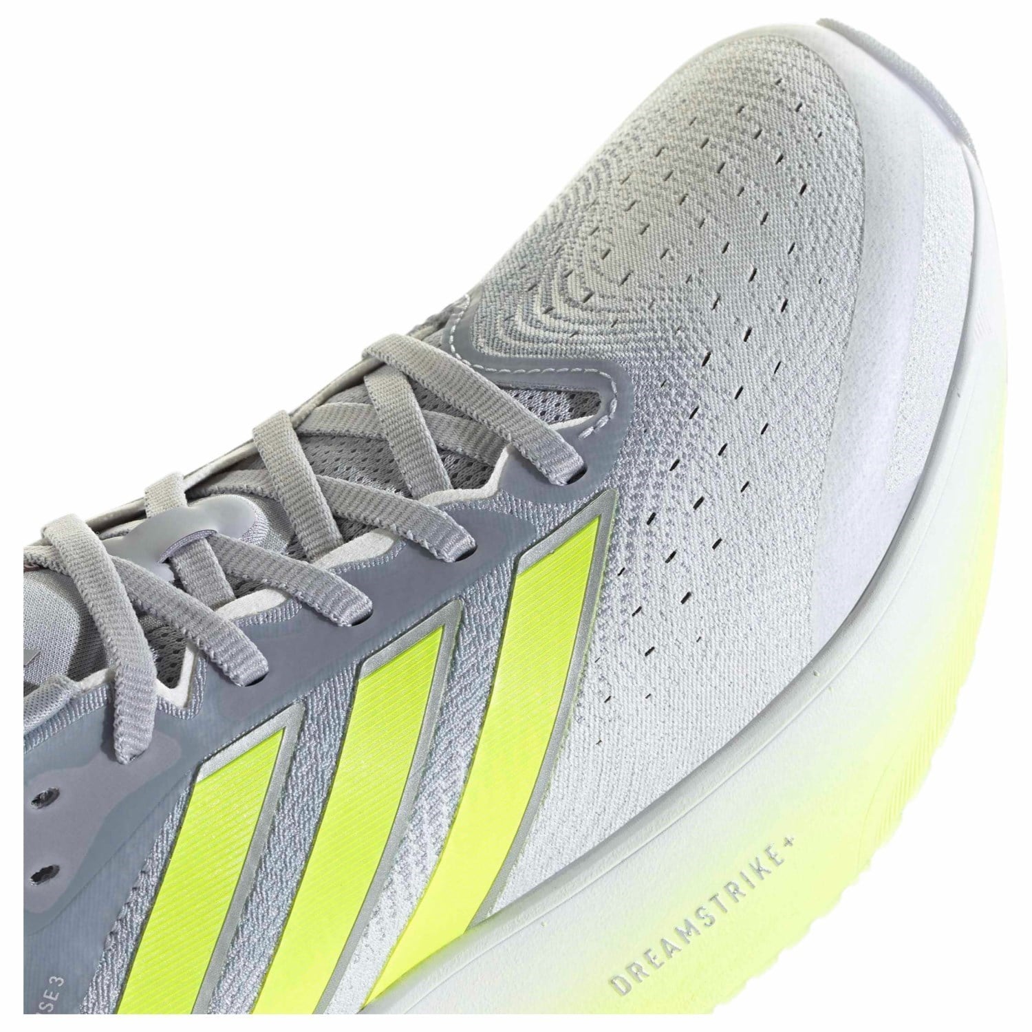 adidas Supernova Rise 3 - Mens Running Shoes - Halo Silver/Solar Yellow/Cloud White