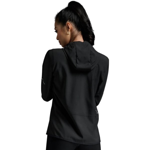 2XU Womens Aero Jacket - Black/Silver Reflective