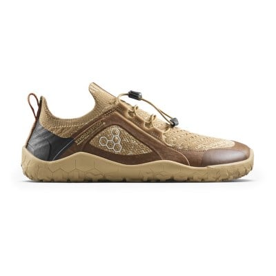 Vivobarefoot Primus Trail Knit FG Grounding - Mens Trail Running Shoes - Wood