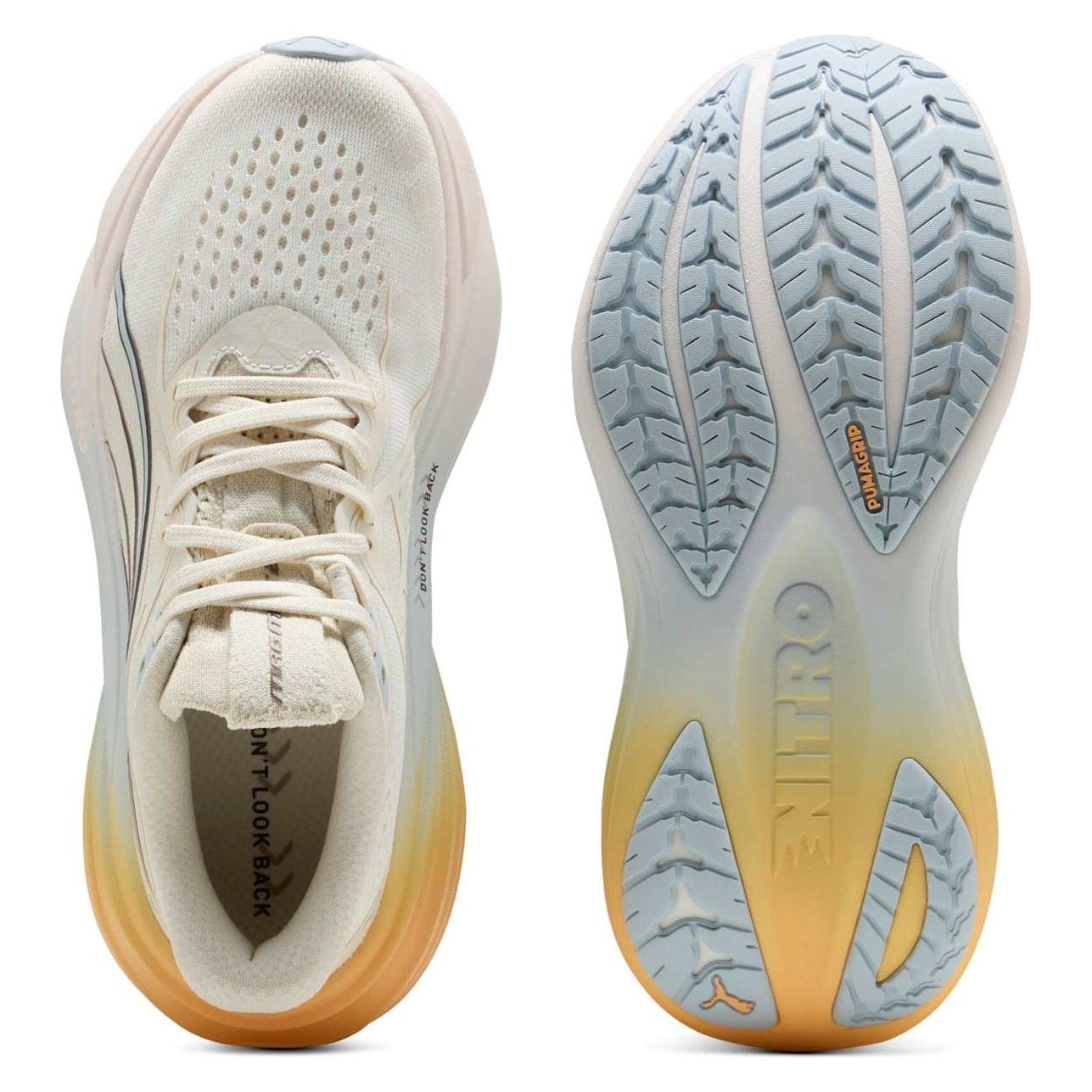 Puma MagMax Nitro 2 Run Club - Womens Running Shoes - Warm White/Lucite