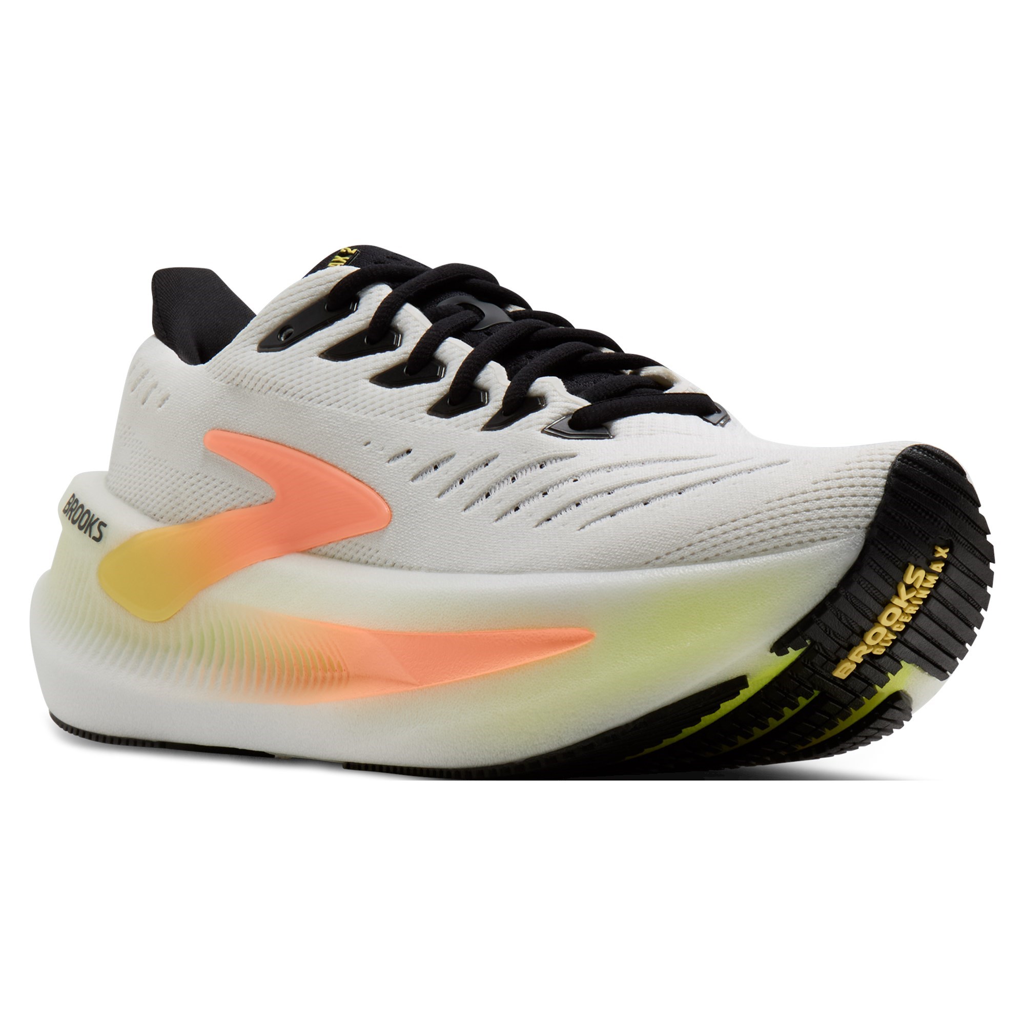 Brooks Glycerin Max 2 - Womens Running Shoes - White/CyberYellow/Nightlife - image 2