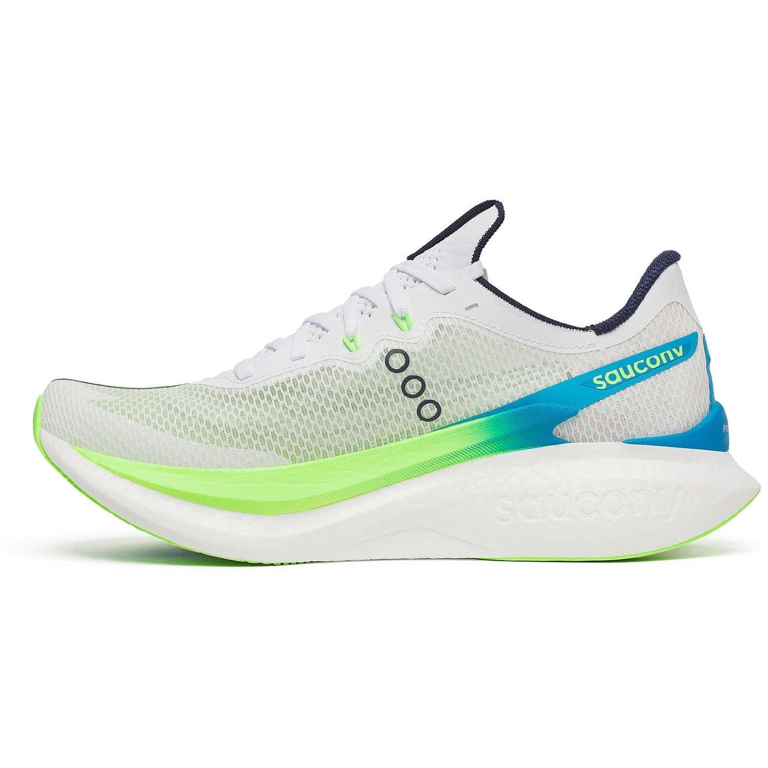Saucony Endorphin Pro 5 - Mens Racing Shoes - White/Slime