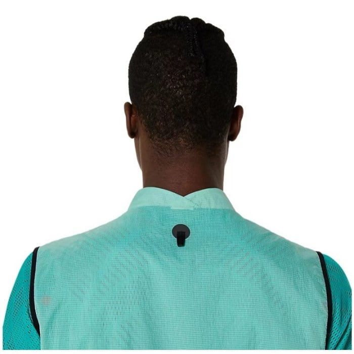 Asics Metarun Packable Gilet - Mens Running Vest - Oasis Green