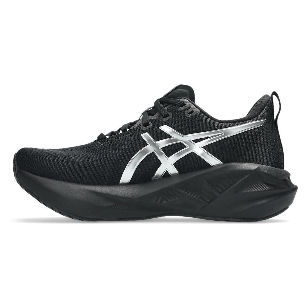 Asics Novablast 5 Platinum - Womens Running Shoes - Platinum/Black - image 3