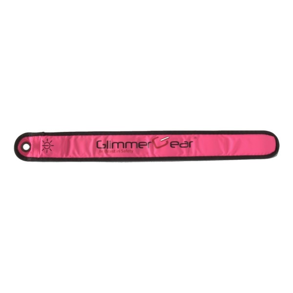 Glimmer Gear LED High Visibility Slap Band - Pink