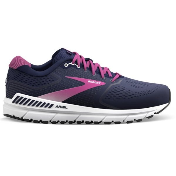 Brooks Ariel 20 - Womens Running Shoes - Peacoat/Vivid Viola/White