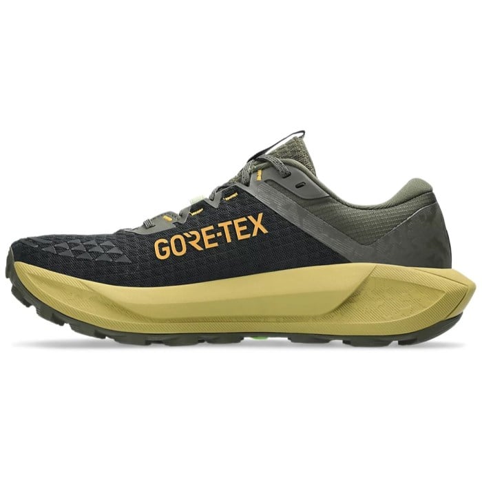 Asics Trabuco 13 GTX - Mens Trail Running Shoes - Black/Whisper Green