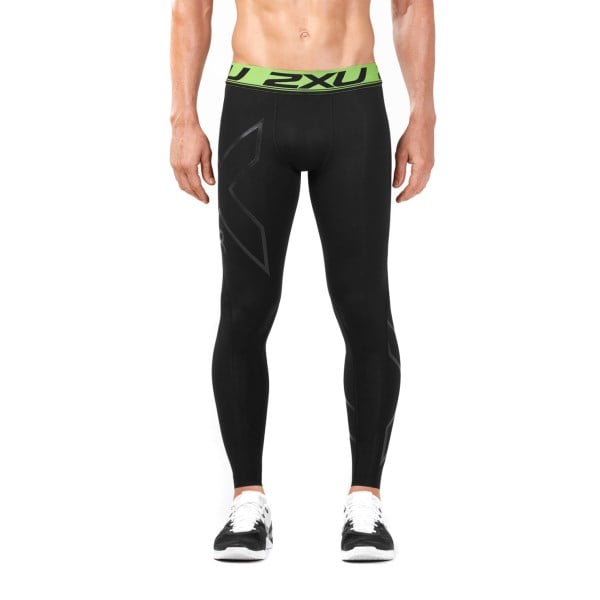 2XU Refresh Recovery Mens Compression Tights - Black/Nero
