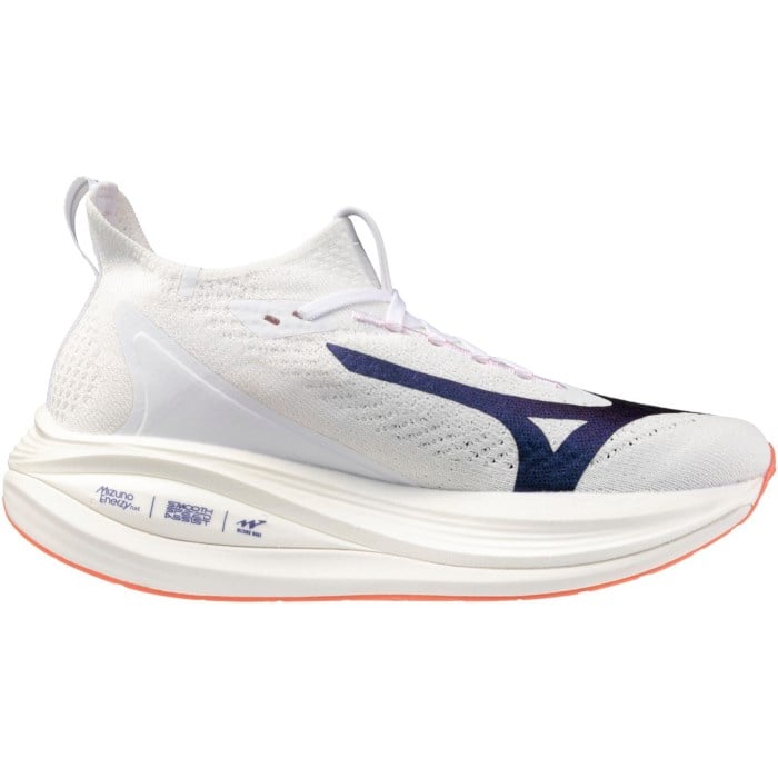 Mizuno Neo Vista 2 - Womens Running Shoes - White/Striking Coral/Iris Bloom