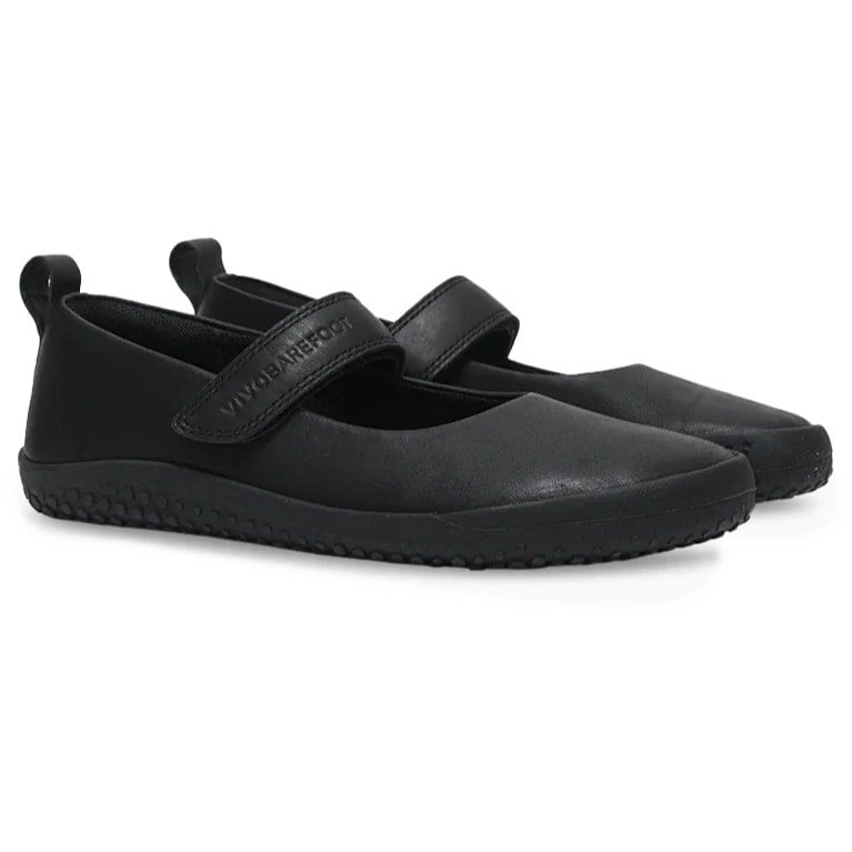 Vivobarefoot Wyn School Juniors - Kids School Shoes - Obsidian