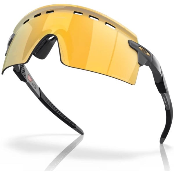 Oakley Encoder Strike Vented - Unisex Sunglasses - Matte Carbon/Prizm 24K