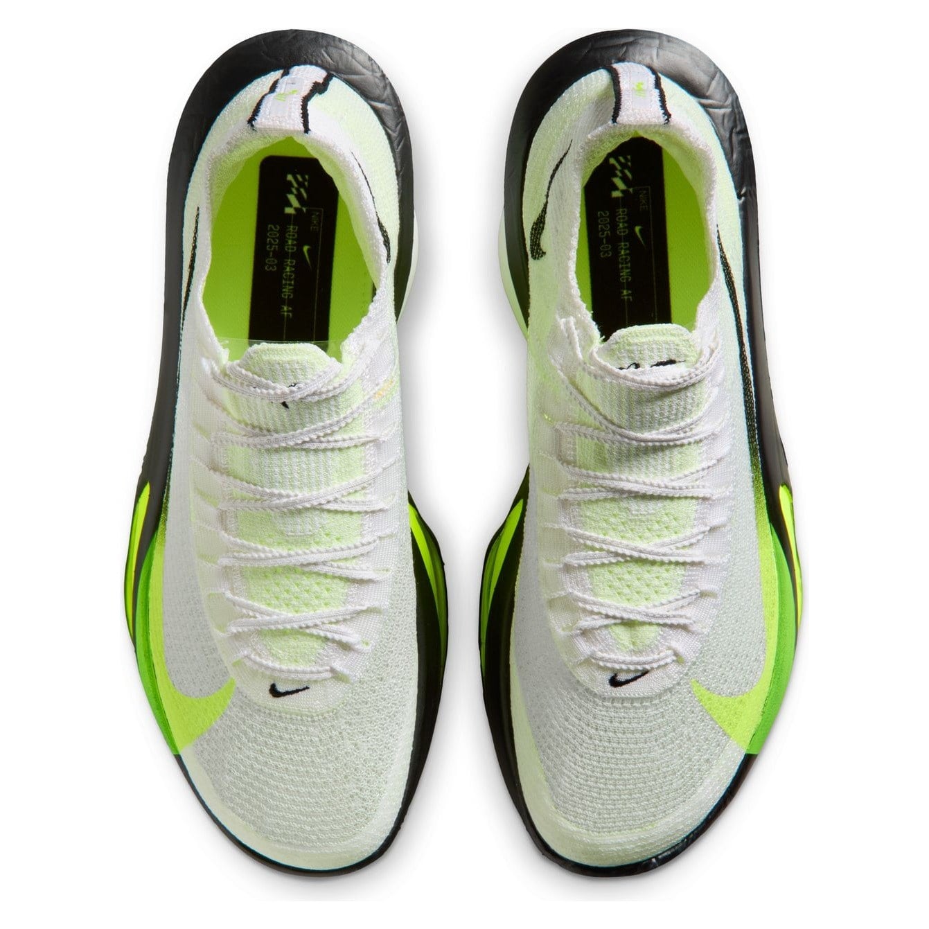 Nike Alphafly 3 - Mens Road Racing Shoes - White/Black/Volt/Barely Volt