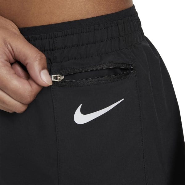 Nike Tempo Luxe 3 Inch Womens Running Shorts - Black/Reflective Silver