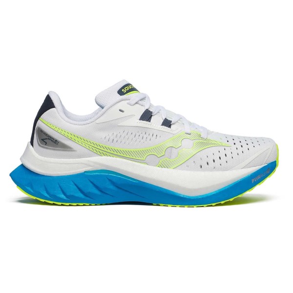 Saucony Endorphin Speed 4 - Womens Running Shoes - White/ViziBlue