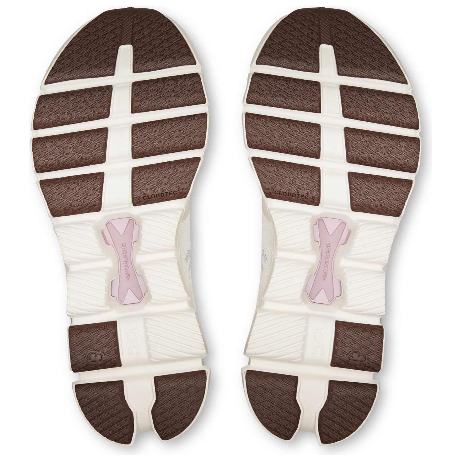 On Cloud X 4 - Womens Running Shoes - Ivory/Heron