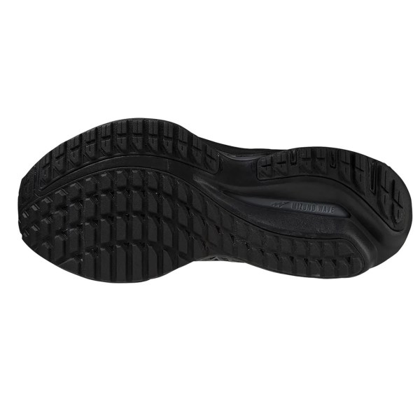 Mizuno Wave Inspire 19 - Womens Running Shoes - Black/Metallic Grey/Black