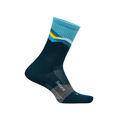 Feetures Trail Max Cushion Mini Crew Running Socks