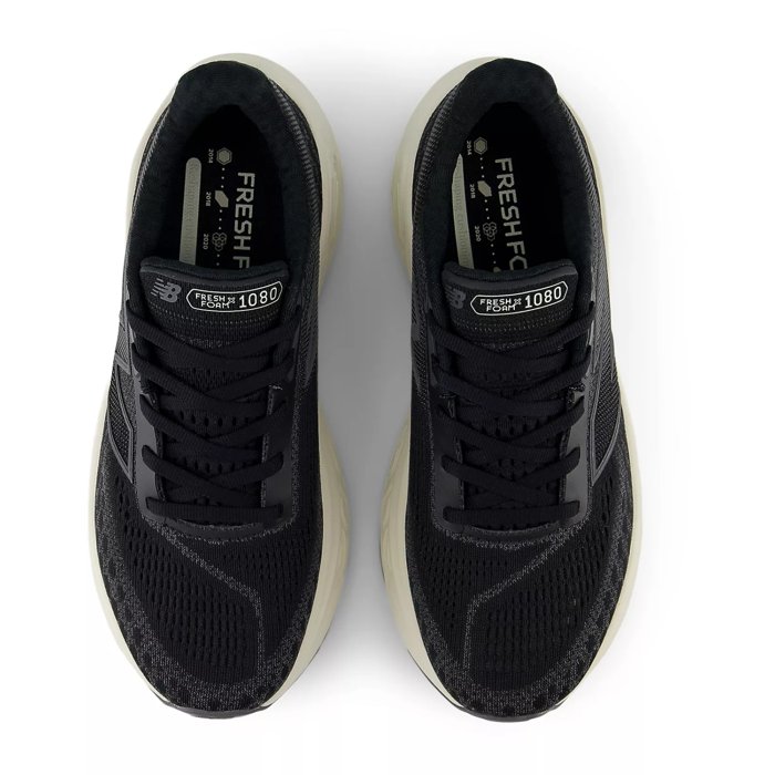 New Balance Fresh Foam X 1080v14 - Womens Running Shoes - Black/Phantom/Sea Salt