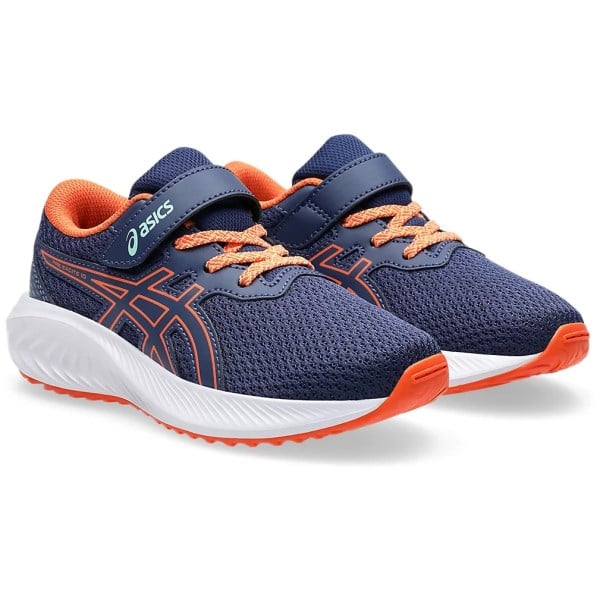 Asics Pre Excite 10 PS - Kids Running Shoes - Indigo Blue/Nova Orange