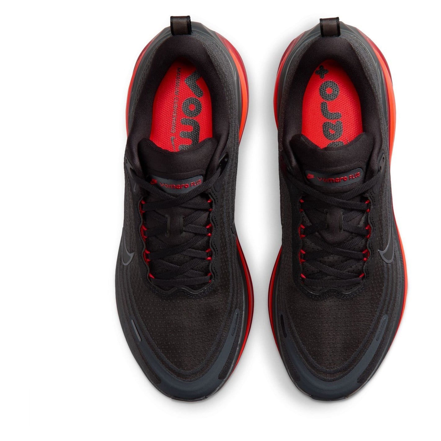 Nike Vomero Plus - Mens Running Shoes - Anthracite Black/Bright Crimson - image 4