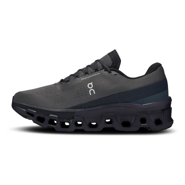 On Cloudmonster 2 - Mens Running Shoes - Asphalt/Iron