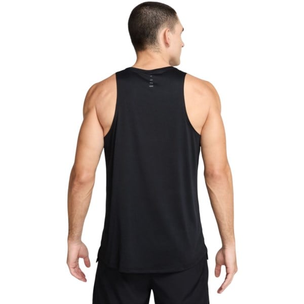 Nike Stride Dri-Fit ADV Mens Running Tank - Black/Reflective Silver