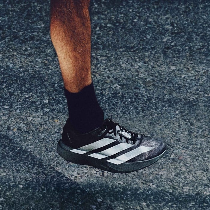adidas Adizero Evo SL - Mens Running Shoes - Grey Strata/Silver Metallic/Light Granite - image 9