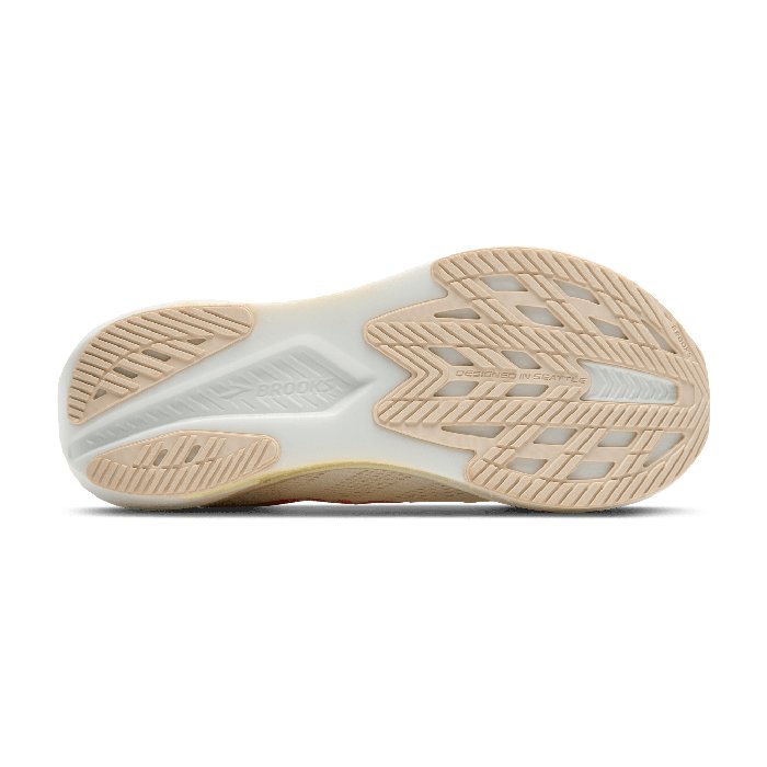 Brooks Hyperion 2 - Womens Running Shoes - White/Peach/Coral