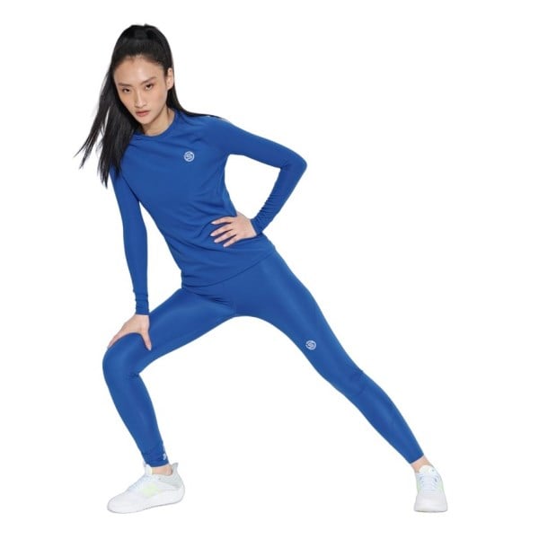Skins Series-2 Womens Compression Long Tights - Marine Blue