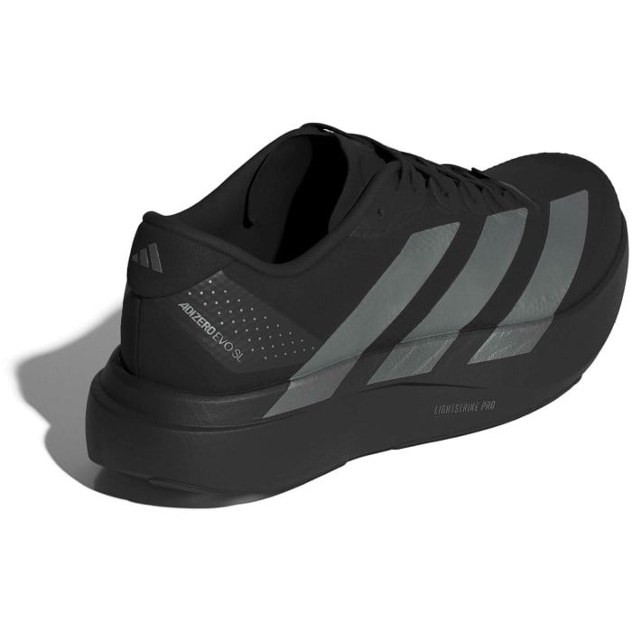 adidas Adizero Evo SL Woven - Mens Running Shoes - Core Black/Iron Metallic/Carbon