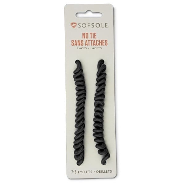 Sof Sole No-Tie Shoe Laces - Black
