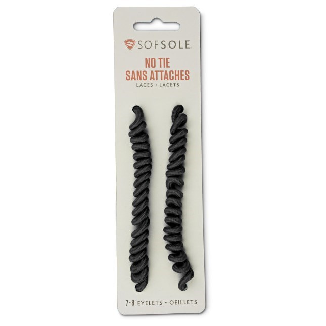Sof Sole No-Tie Shoe Laces - Black