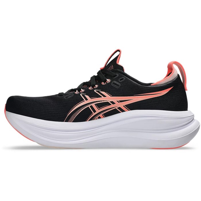 Asics Gel Nimbus 28 - Womens Running Shoes - Black/Pearl Pink