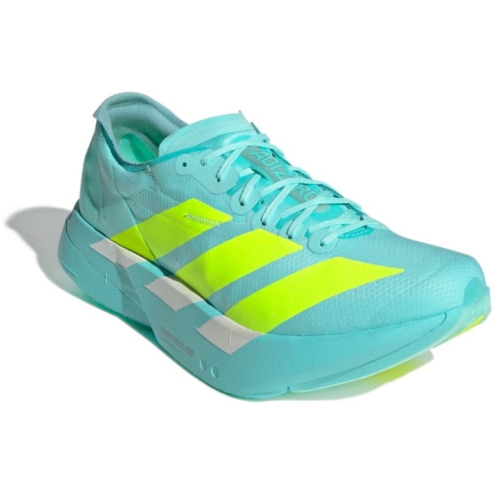 Adidas Adizero Adios Pro 4 - Mens Racing Shoes - Flash Aqua/Lucid Lemon/Mint Ton