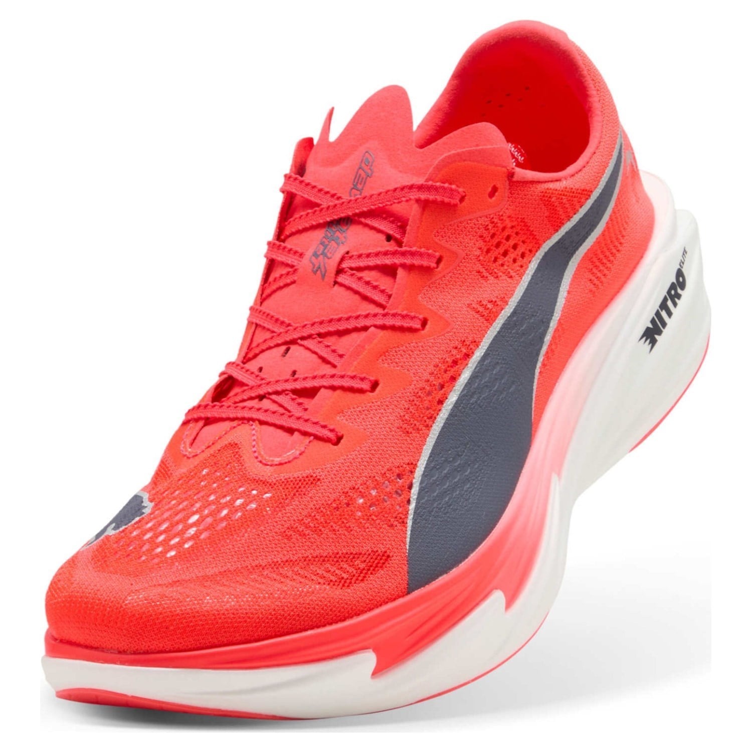 Puma Deviate Nitro Elite 4 - Mens Running Shoes - Ultra Red/Inky Depths - image 5