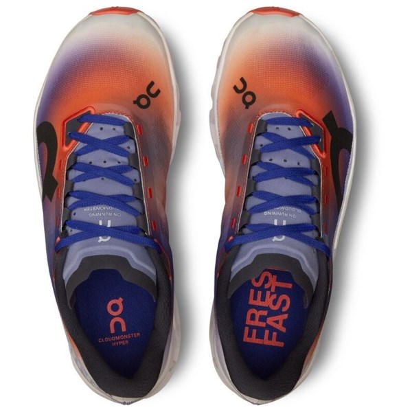 On Cloudmonster Hyper - Mens Running Shoes - Flame/Frost