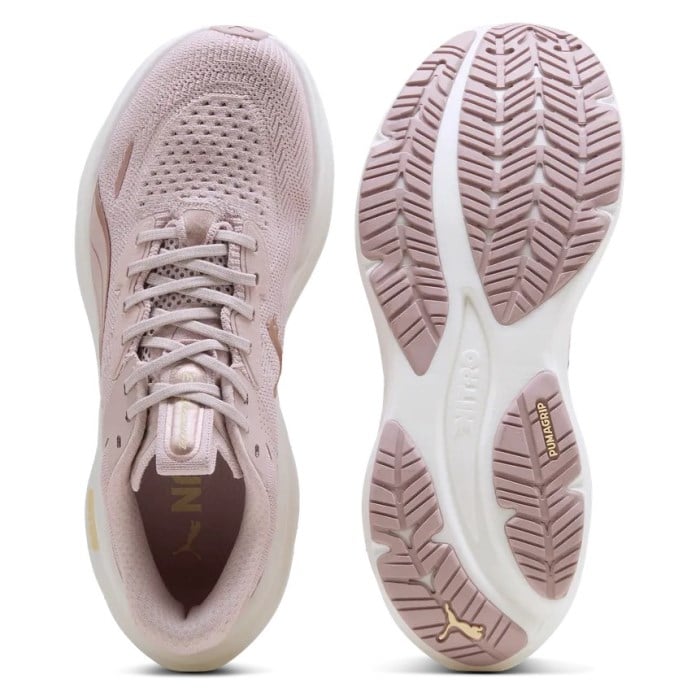 Puma Magnify Nitro 3 - Womens Running Shoes - Misty Pink/Rose Gold - image 3