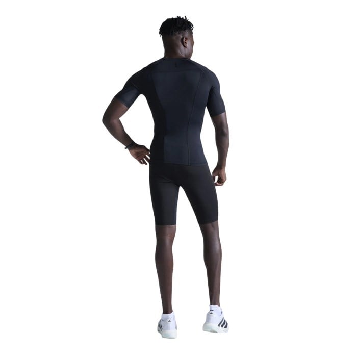 2XU Core Compression Mens Short Sleeve Top - Black/Black