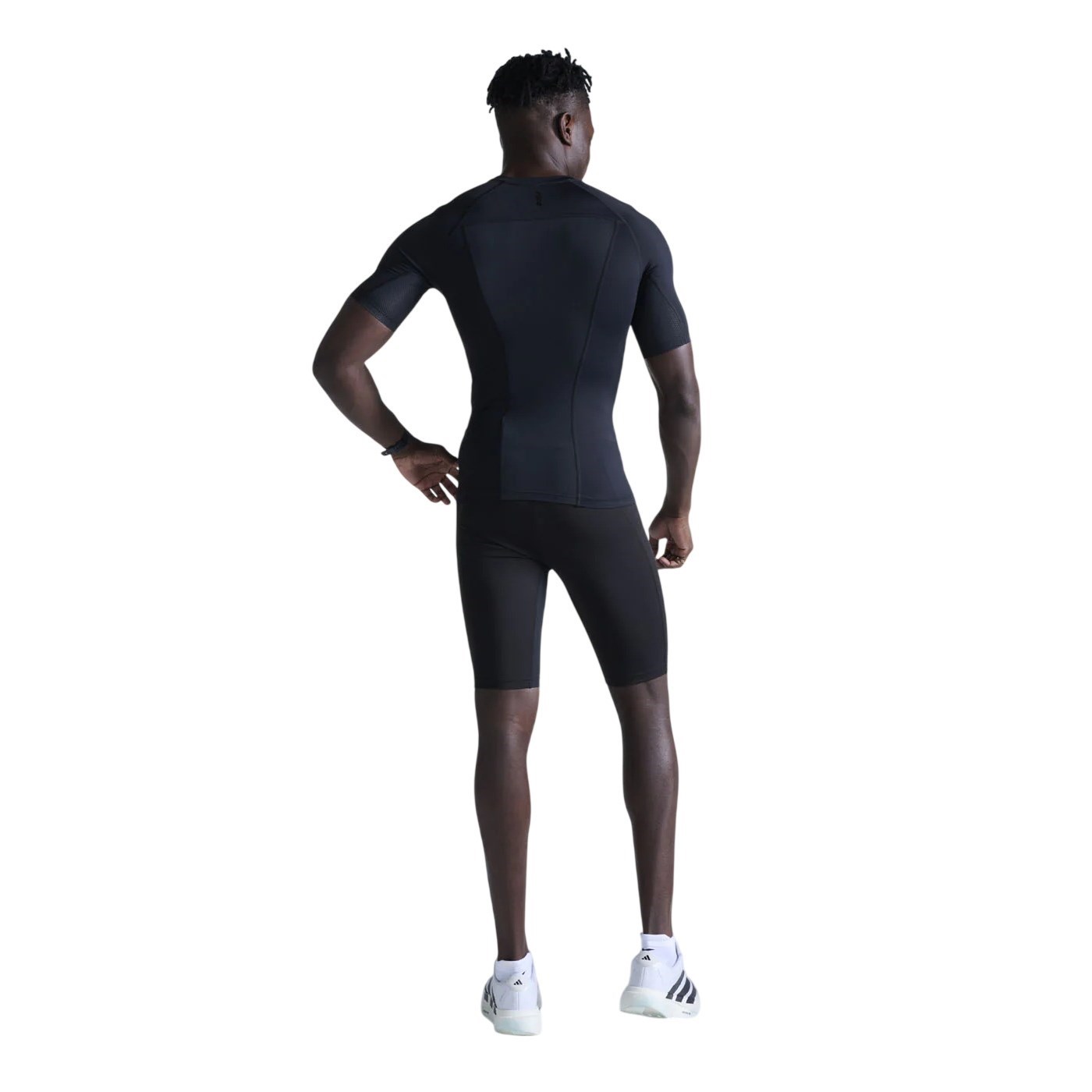 2XU Core Compression Mens Short Sleeve Top - Black/Black