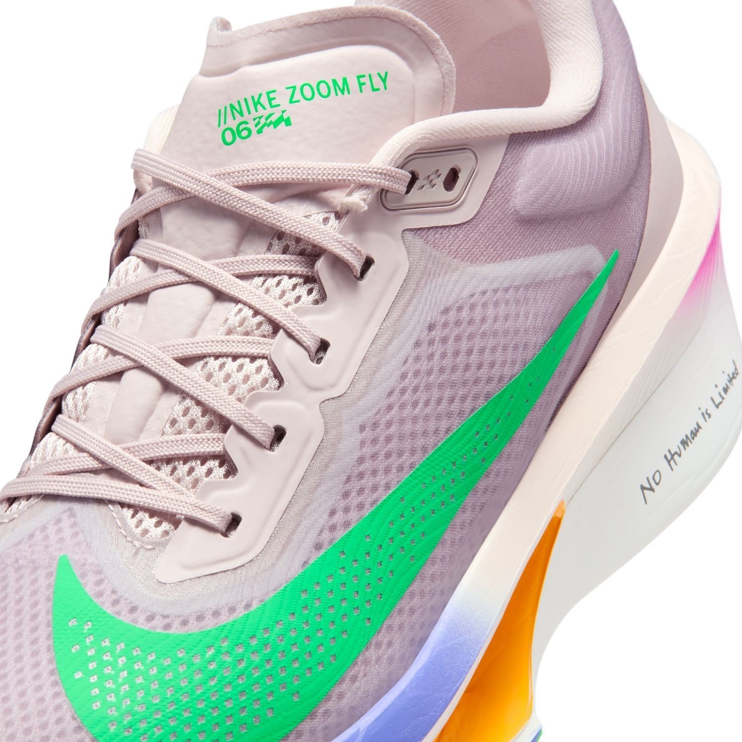 Nike Zoom Fly 6 EK - Mens Running Shoes - Silt Red/Green Shock/Persian Violet